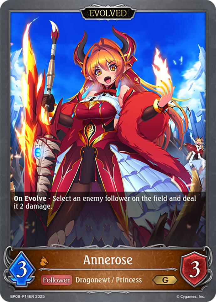 Annerose (Evolved) P14EN (Foil) (BP08-P14EN) [Alterchaotica] - Bushiroad - Card Brawlers | Quebec | Canada |