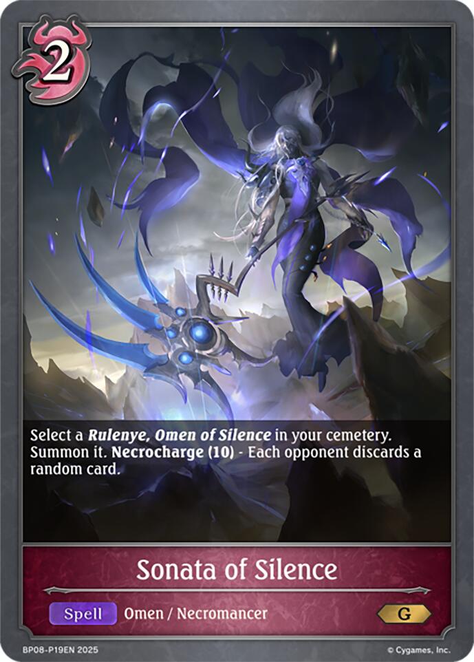 Sonata of Silence - P19EN (Foil) (BP08-P19EN) [Alterchaotica] - Bushiroad - Card Brawlers | Quebec | Canada |