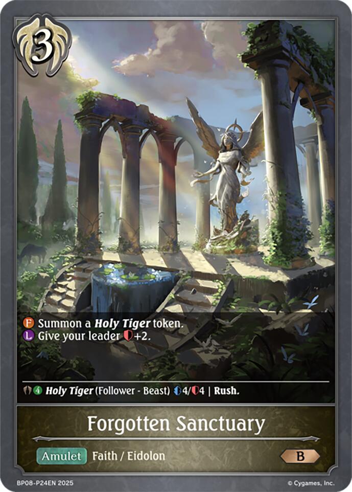 Forgotten Sanctuary - P24EN (Foil) (BP08-P24EN) [Alterchaotica] - Bushiroad - Card Brawlers | Quebec | Canada |