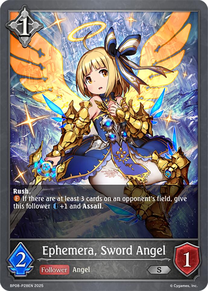 Ephemera, Sword Angel - P28 (Foil) (BP08-P28EN) [Alterchaotica] - Bushiroad - Card Brawlers | Quebec | Canada |