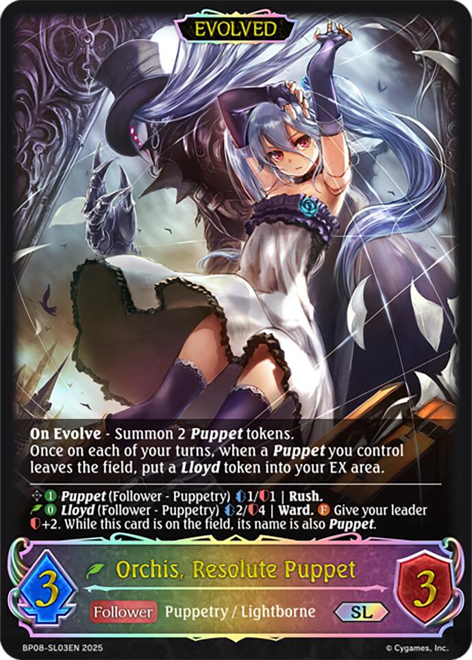Orchis, Resolute Puppet // Orchis, Vengeful Puppet (BP08-SL03EN) [Alterchaotica] - Bushiroad - Card Brawlers | Quebec | Canada |