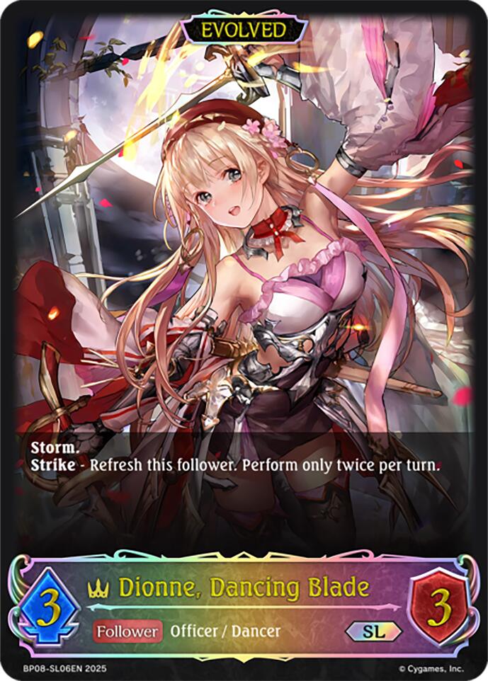 Dionne, Dancing Blade (Evolved) (BP08-SL06EN) [Alterchaotica] - Bushiroad - Card Brawlers | Quebec | Canada |