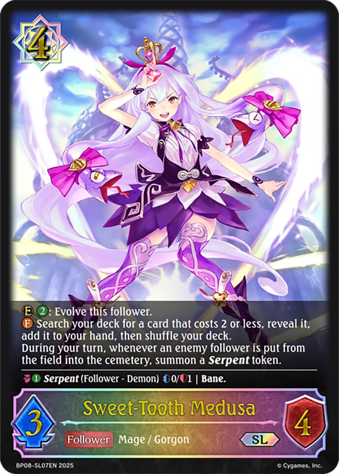 Sweet-Tooth Medusa (BP08-SL07EN) [Alterchaotica] - Bushiroad - Card Brawlers | Quebec | Canada |