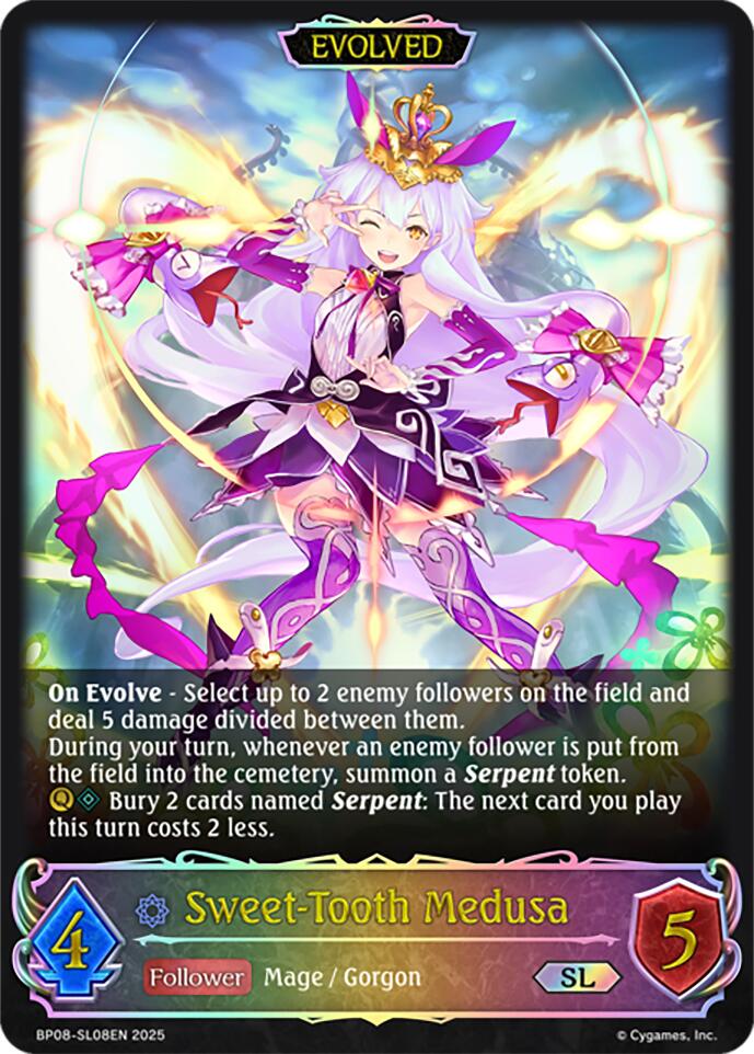 Sweet-Tooth Medusa (Evolved) (BP08-SL08EN) [Alterchaotica] - Bushiroad - Card Brawlers | Quebec | Canada |