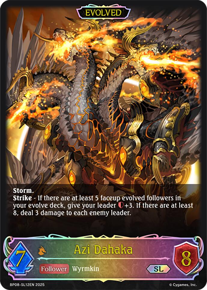 Azi Dahaka (Evolved) (BP08-SL12EN) [Alterchaotica] - Bushiroad - Card Brawlers | Quebec | Canada |