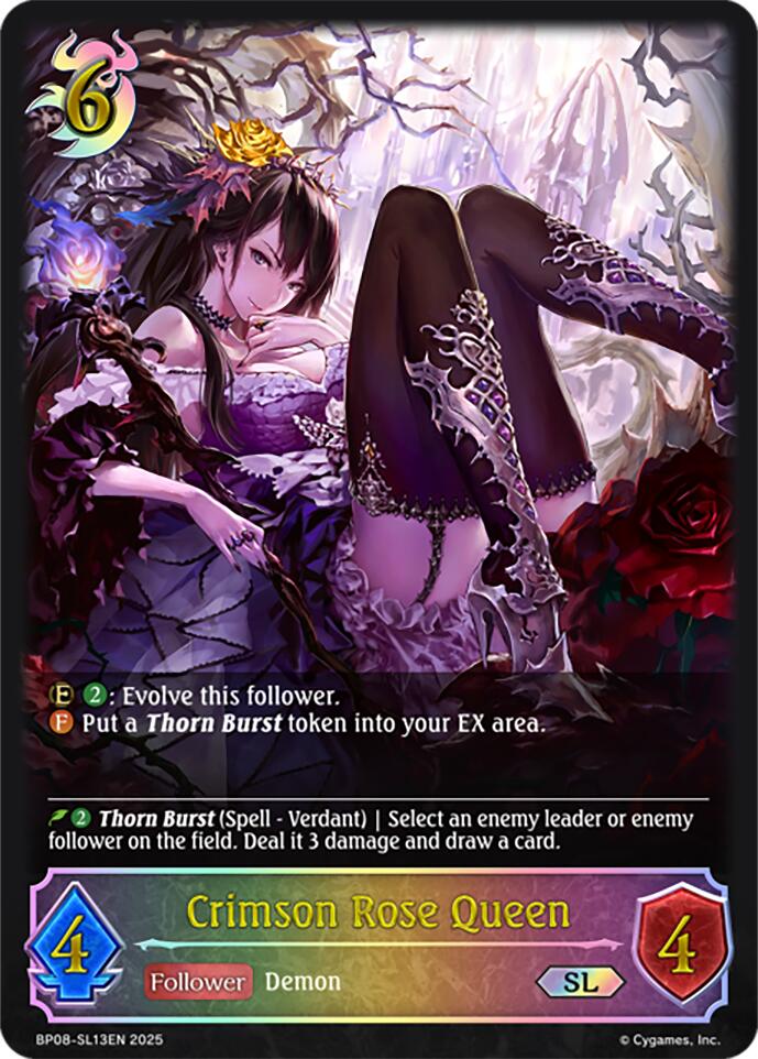 Crimson Rose Queen (BP08-SL13EN) [Alterchaotica] - Bushiroad - Card Brawlers | Quebec | Canada |