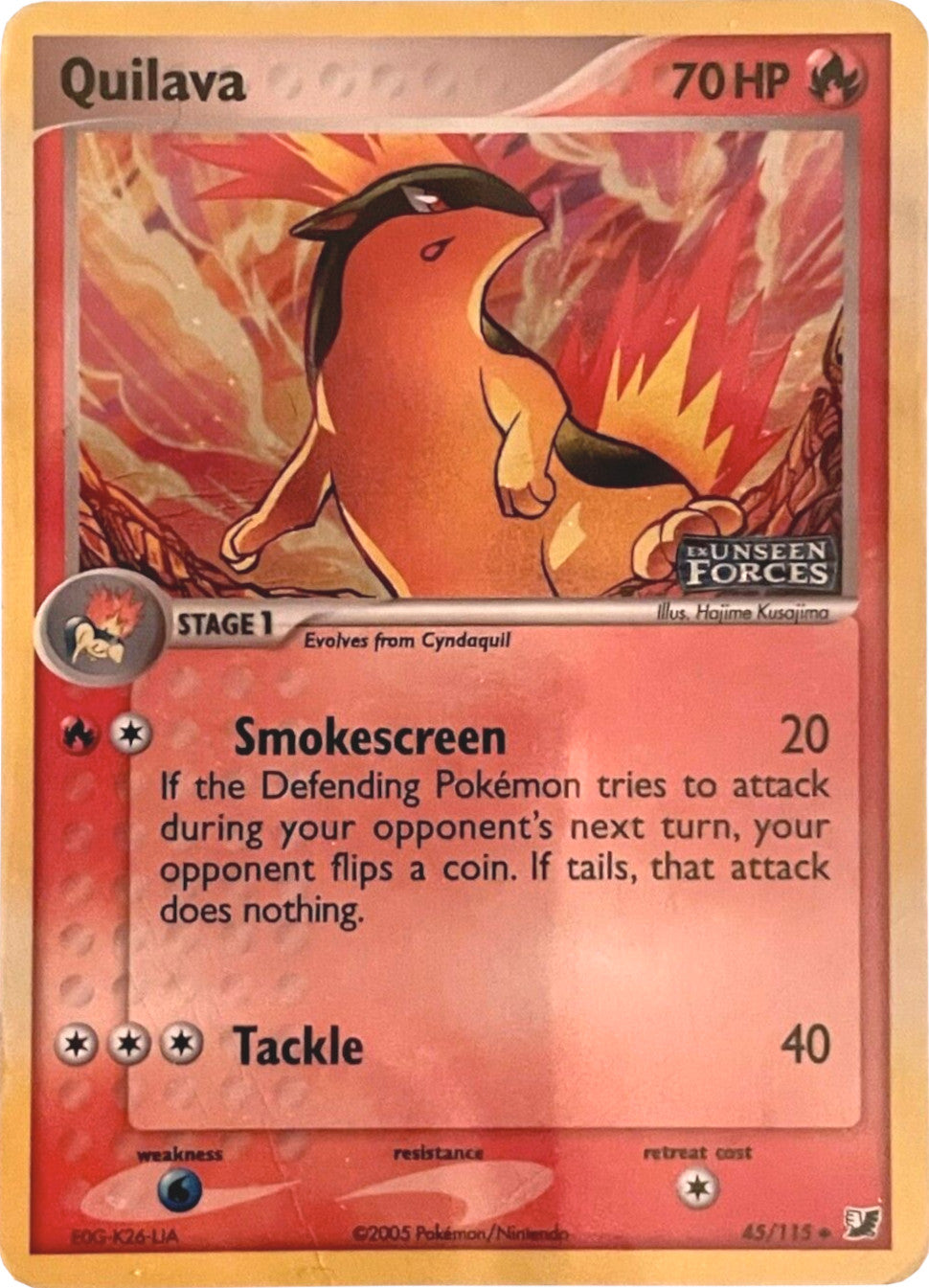 Quilava (45/115) (Stamped) [EX: Unseen Forces] - Pokémon - Card Brawlers | Quebec | Canada |