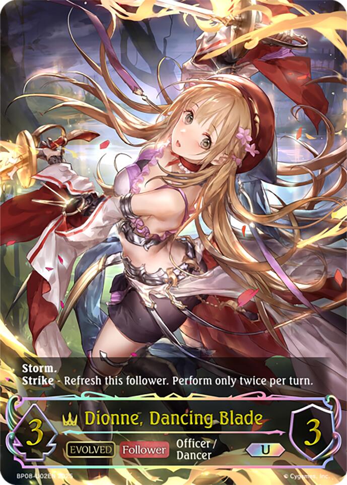 Dionne, Dancing Blade (Evolved) (BP08-U02EN) [Alterchaotica] - Bushiroad - Card Brawlers | Quebec | Canada |
