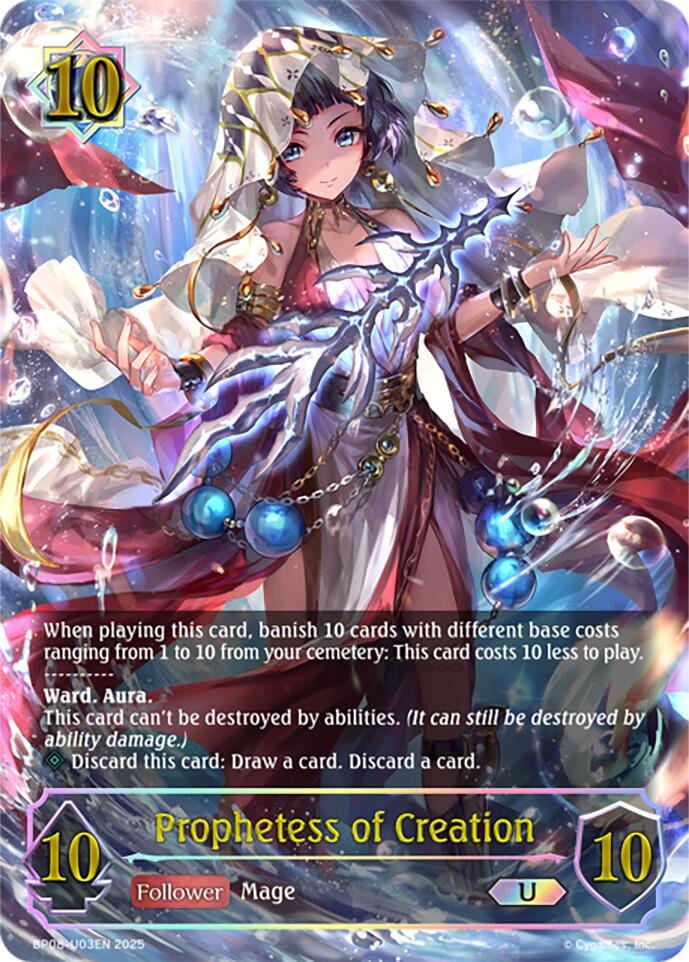 Prophetess of Creation (BP08-U03EN) [Alterchaotica] - Bushiroad - Card Brawlers | Quebec | Canada |