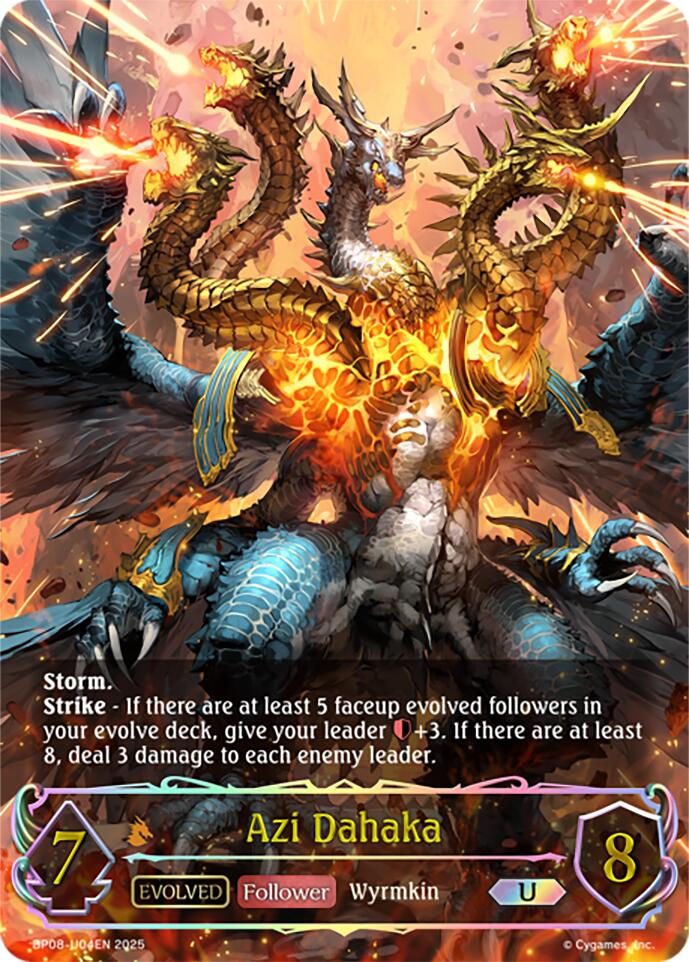 Azi Dahaka (Evolved) (BP08-U04EN) [Alterchaotica] - Bushiroad - Card Brawlers | Quebec | Canada |