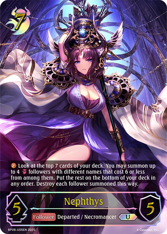 Nephthys (BP08-U05EN) [Alterchaotica] - Bushiroad - Card Brawlers | Quebec | Canada |