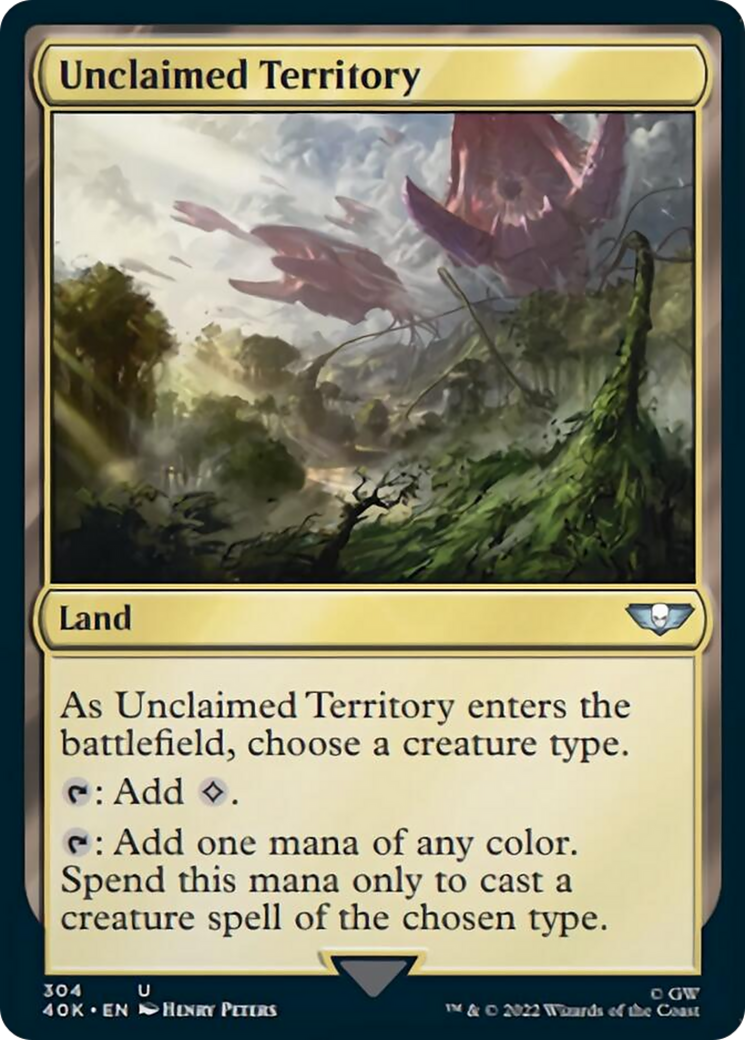 Unclaimed Territory [Warhammer 40,000] - Magic: The Gathering - Card Brawlers | Quebec | Canada |