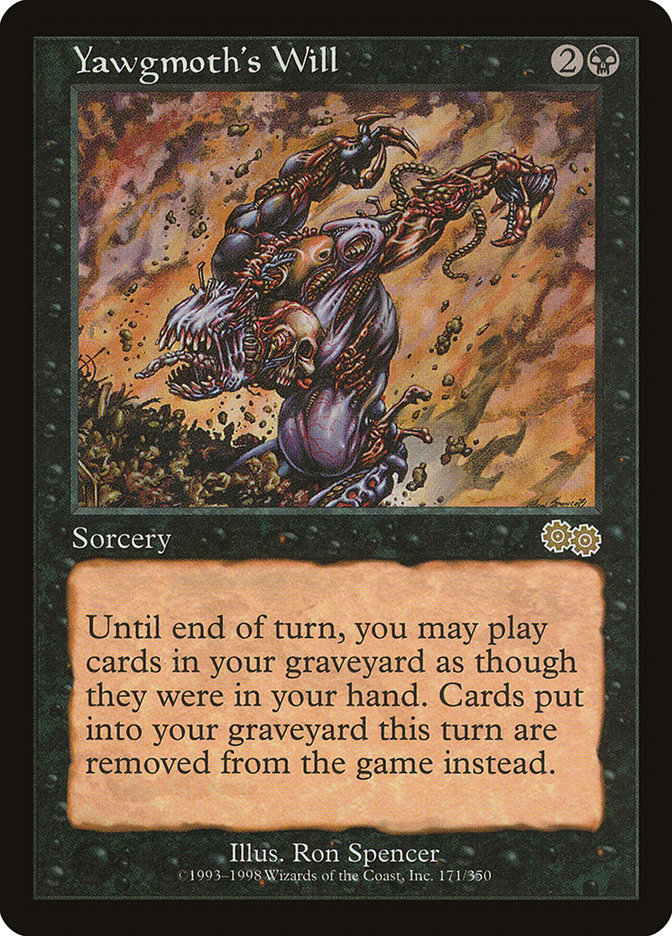 Yawgmoth's Will [Urza's Saga] - Magic: The Gathering - Card Brawlers | Quebec | Canada |