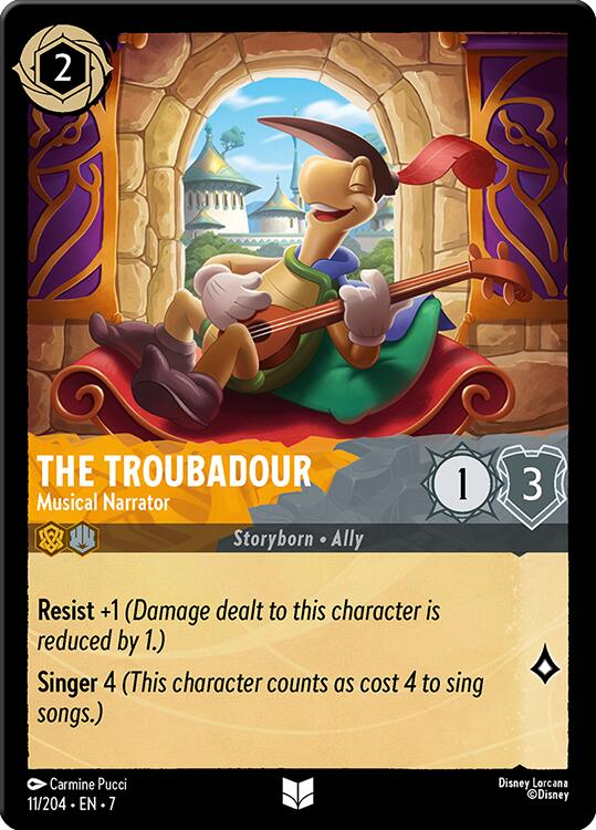 The Troubadour - Musical Narrator (11/204) [Archazia's Island] - Disney - Card Brawlers | Quebec | Canada |