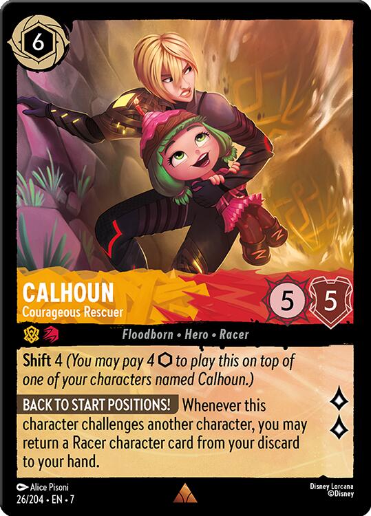 Calhoun - Courageous Rescuer (26/204) [Archazia's Island] - Disney - Card Brawlers | Quebec | Canada |