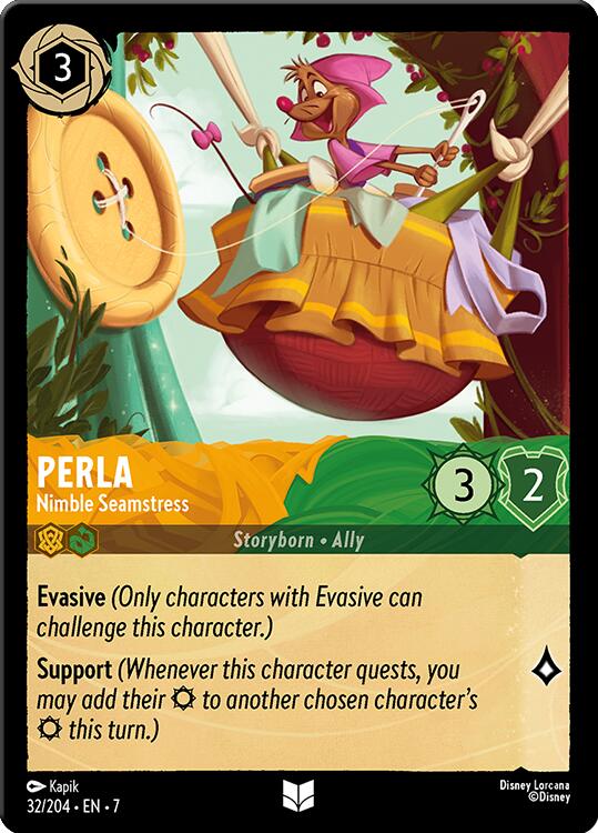 Perla - Nimble Seamstress (32/204) [Archazia's Island] - Disney - Card Brawlers | Quebec | Canada |