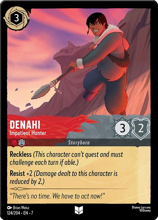 Denahi - Impatient Hunter (124/204) [Archazia's Island] - Disney - Card Brawlers | Quebec | Canada |