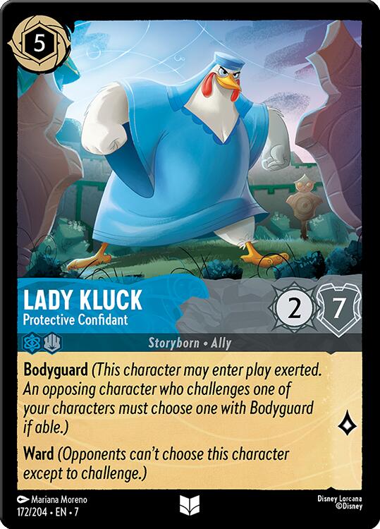 Lady Kluck - Protective Confidant (172/204) [Archazia's Island] - Disney - Card Brawlers | Quebec | Canada |