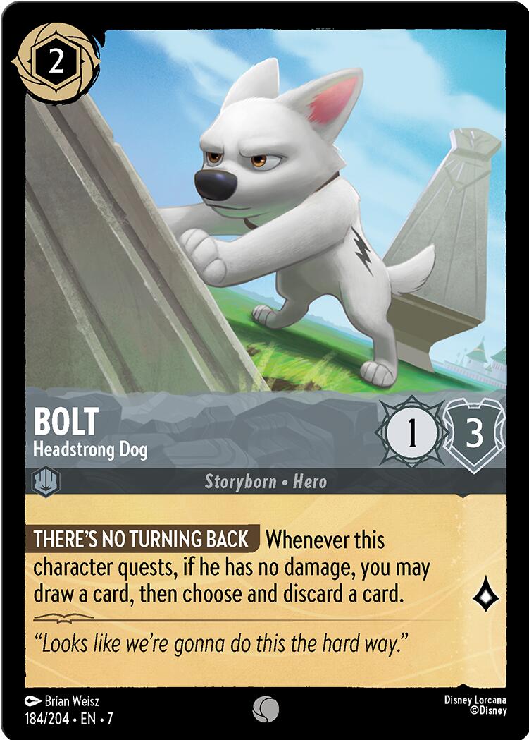 Bolt - Headstrong Dog (184/204) [Archazia's Island] - Disney - Card Brawlers | Quebec | Canada |