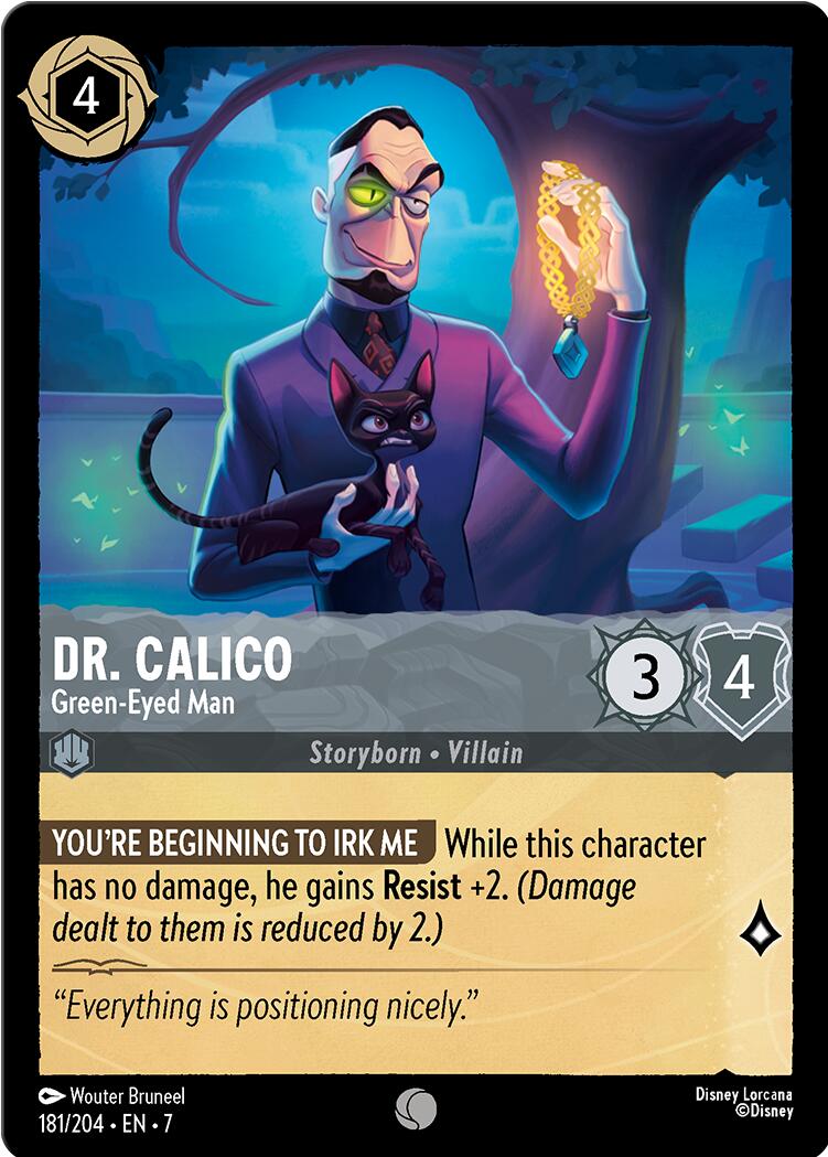 Dr. Calico - Green-Eyed Man (181/204) [Archazia's Island] - Disney - Card Brawlers | Quebec | Canada |