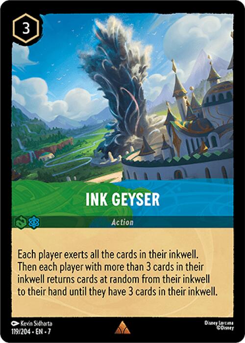 Ink Geyser (119/204) [Archazia's Island] - Disney - Card Brawlers | Quebec | Canada |