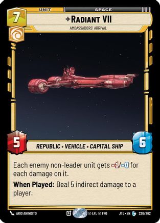 Radiant VII - Ambassadors' Arrival (226/262) (226/257) [Jump to Lightspeed] - Fantasy Flight Games - Card Brawlers | Quebec | Canada |