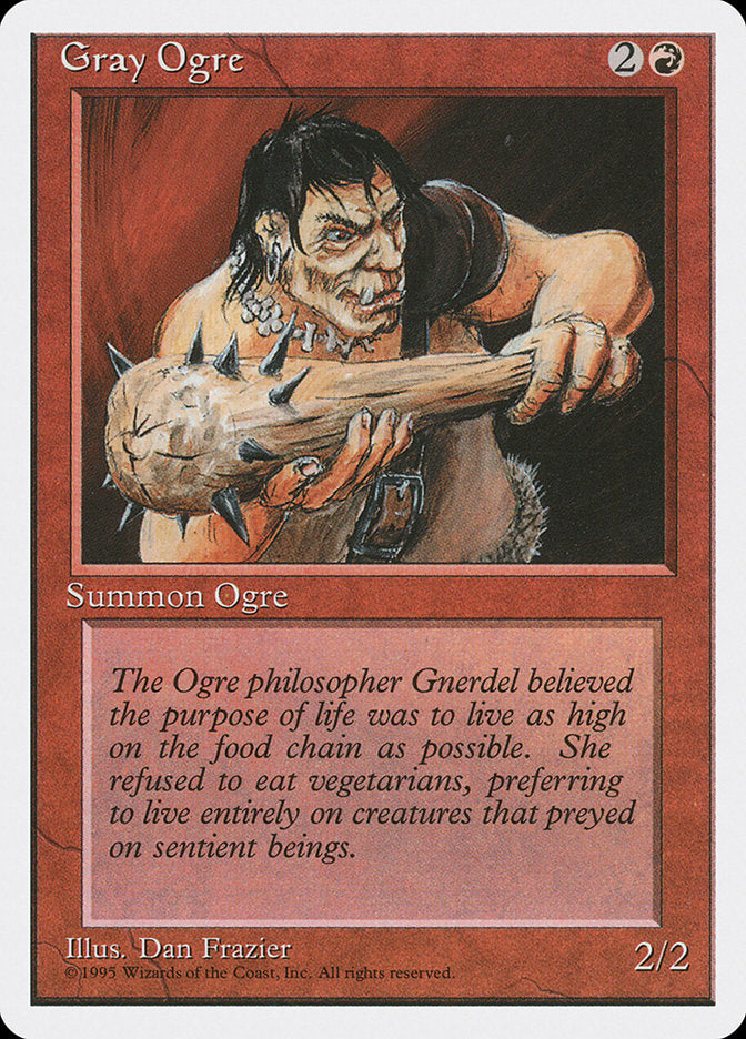 Gray Ogre [Fourth Edition] - Magic: The Gathering - Card Brawlers | Quebec | Canada |