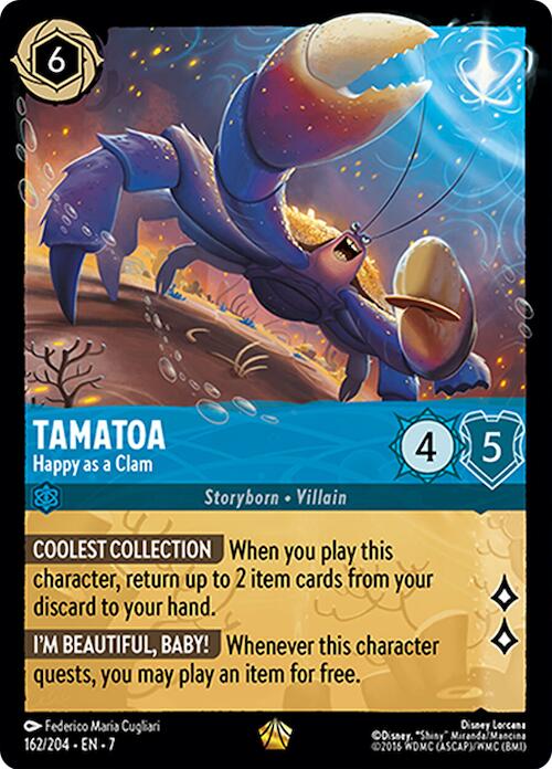 Tamatoa - Happy as a Clam (162/204) [Archazia's Island] - Disney - Card Brawlers | Quebec | Canada |