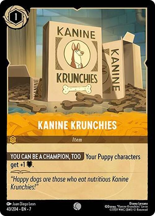 Kanine Krunchies (43/204) [Archazia's Island] - Disney - Card Brawlers | Quebec | Canada |