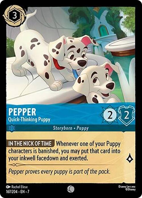 Pepper - Quick-Thinking Puppy (167/204) [Archazia's Island] - Disney - Card Brawlers | Quebec | Canada |