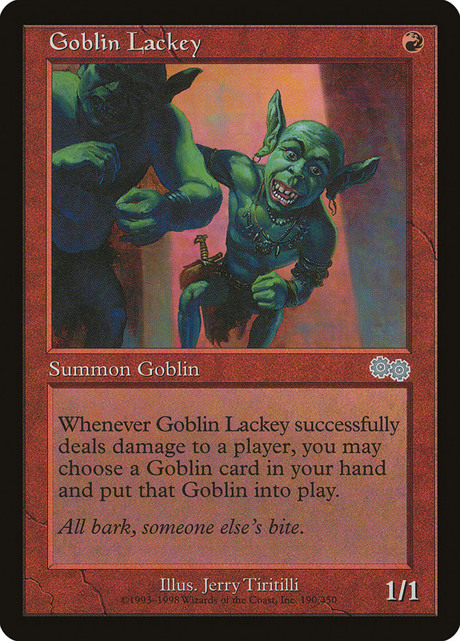 Goblin Lackey [Urza's Saga] - Magic: The Gathering - Card Brawlers | Quebec | Canada |