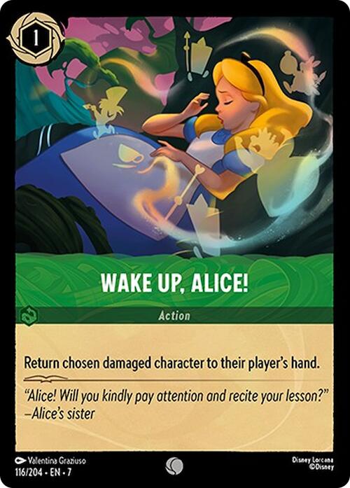 Wake Up, Alice! (116/204) [Archazia's Island] - Disney - Card Brawlers | Quebec | Canada |