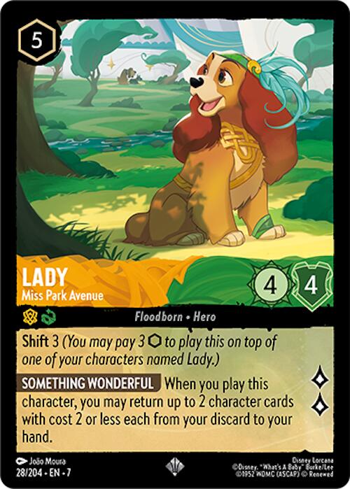 Lady - Miss Park Avenue (28/204) [Archazia's Island] - Disney - Card Brawlers | Quebec | Canada |