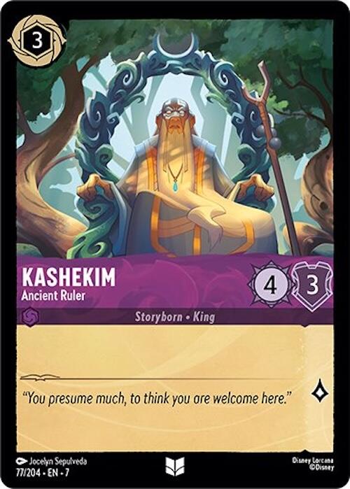 Kashekim - Ancient Ruler (77/204) [Archazia's Island] - Disney - Card Brawlers | Quebec | Canada |