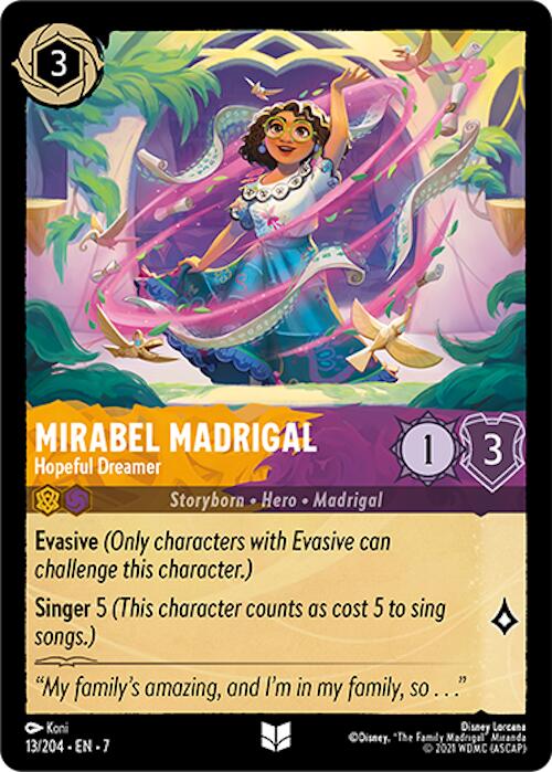 Mirabel Madrigal - Hopeful Dreamer (13/204) [Archazia's Island] - Disney - Card Brawlers | Quebec | Canada |