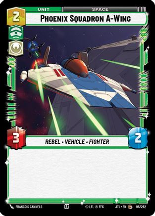Phoenix Squadron A-Wing (095/262) (095/257) [Jump to Lightspeed] - Fantasy Flight Games - Card Brawlers | Quebec | Canada |