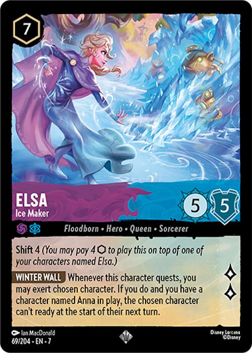 Elsa - Ice Maker (69/204) [Archazia's Island] - Disney - Card Brawlers | Quebec | Canada |