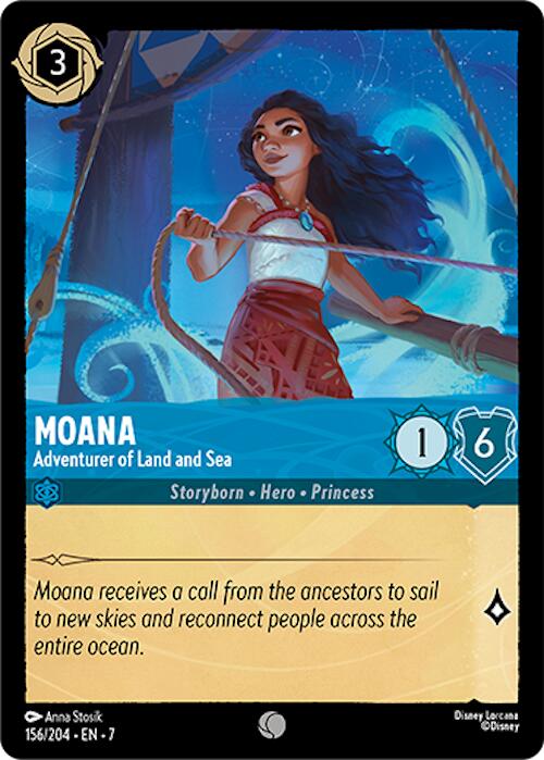 Moana - Adventurer of Land and Sea (156/204) [Archazia's Island] - Disney - Card Brawlers | Quebec | Canada |