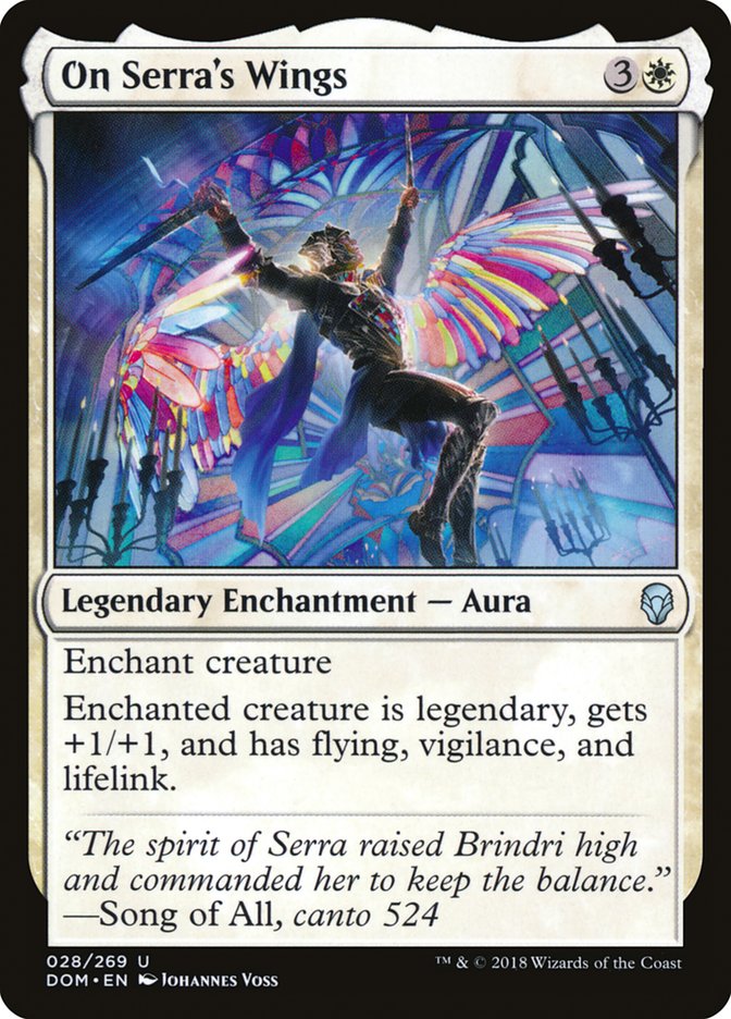On Serra's Wings [Dominaria] - Magic: The Gathering - Card Brawlers | Quebec | Canada |