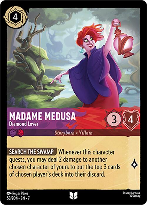 Madame Medusa - Diamond Lover (53/204) [Archazia's Island] - Disney - Card Brawlers | Quebec | Canada |