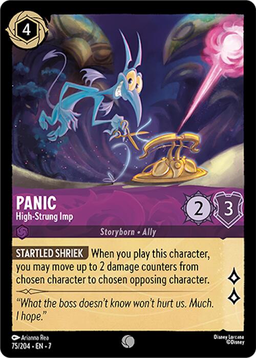 Panic - High-Strung Imp (75/204) [Archazia's Island] - Disney - Card Brawlers | Quebec | Canada |