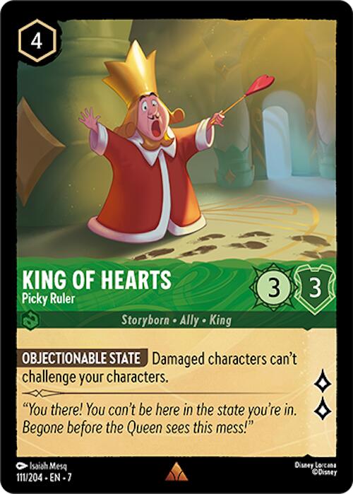 King of Hearts - Picky Ruler (111/204) [Archazia's Island] - Disney - Card Brawlers | Quebec | Canada |