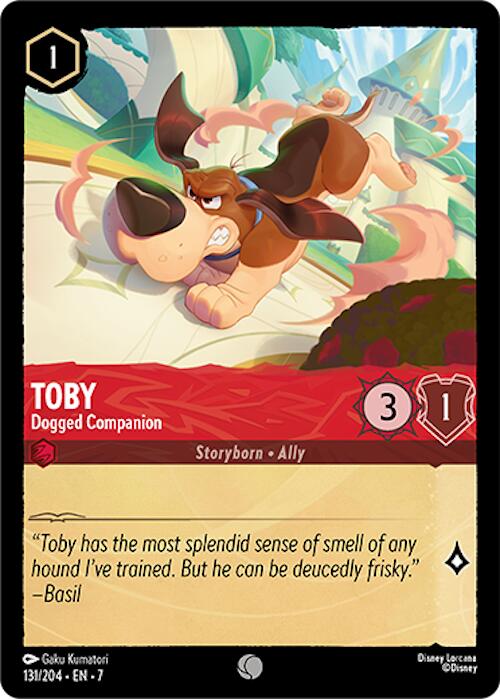 Toby - Dogged Companion (131/204) [Archazia's Island] - Disney - Card Brawlers | Quebec | Canada |
