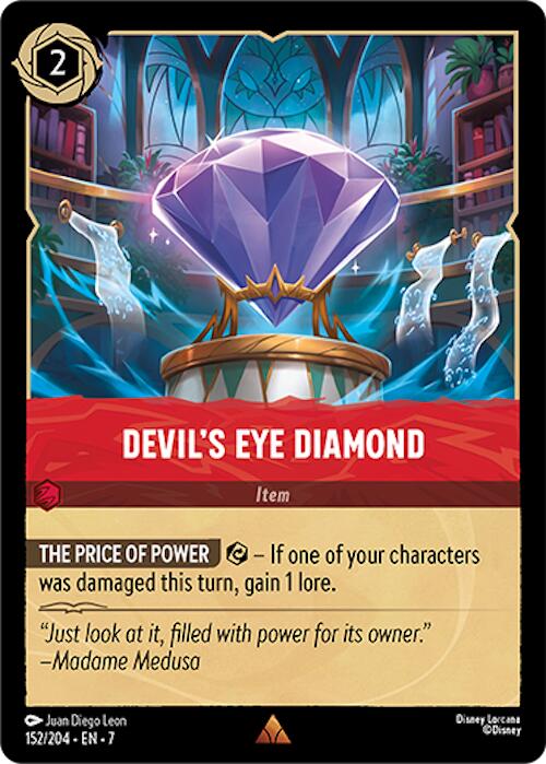 Devil's Eye Diamond (152/204) [Archazia's Island] - Disney - Card Brawlers | Quebec | Canada |