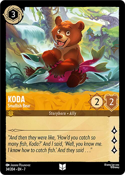 Koda - Smallish Bear (34/304) [Archazia's Island] - Disney - Card Brawlers | Quebec | Canada |