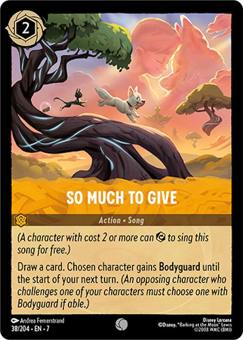 So Much to Give (38/204) [Archazia's Island] - Disney - Card Brawlers | Quebec | Canada |