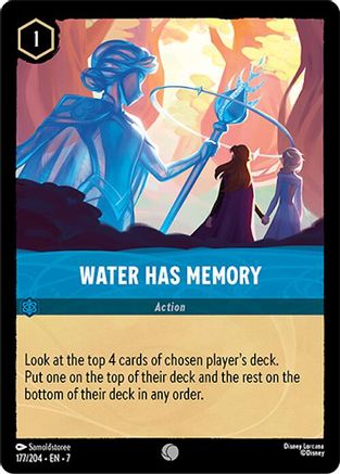 Water Has Memory (177/204) [Archazia's Island] - Disney - Card Brawlers | Quebec | Canada |
