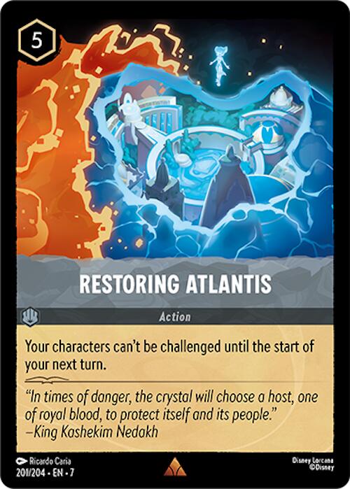 Restoring Atlantis (201/204) [Archazia's Island] - Disney - Card Brawlers | Quebec | Canada |