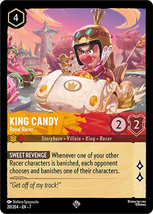 King Candy - Royal Racer (20/204) [Archazia's Island] - Disney - Card Brawlers | Quebec | Canada |