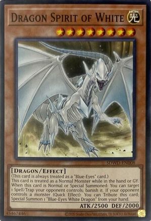 Dragon Spirit of White (Unlimited Misprint) [SDWD-EN008] Common - Yu-Gi-Oh! - Card Brawlers | Quebec | Canada |